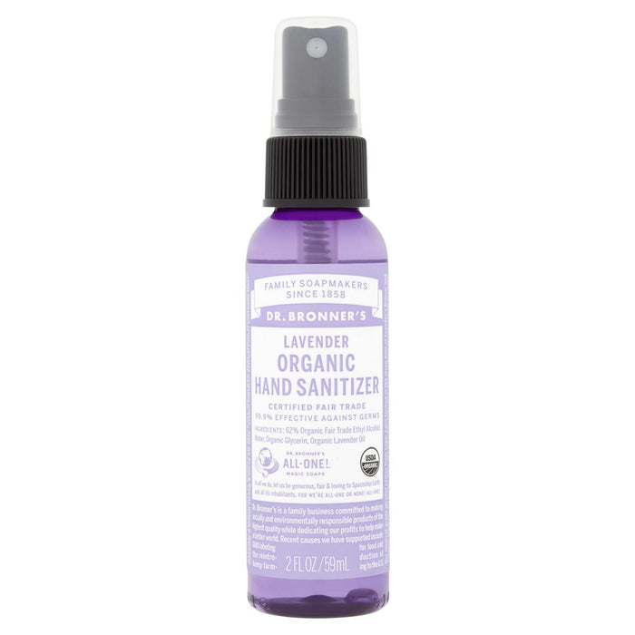 Dr. Bronner's Lavender Organic Hand Sanifiter 60ml