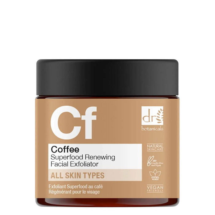 Dr Botanicals Apothecary Coffee Superaliment Renouveler l'exfoliant pour le visage 60 ml