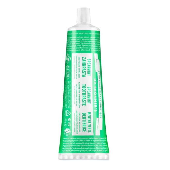 D dentifrice de lance de la lance du Dr Bronner 105 ml