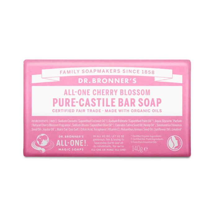 Dr. Bronner Cherry Blossom Bar Seife 140g