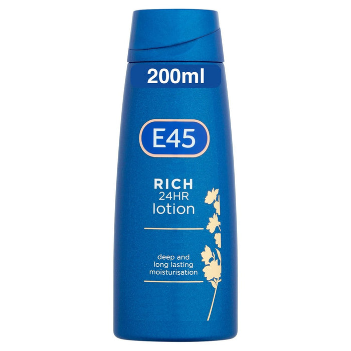 E45 Reiche Feuchtigkeits -Körperlotion 200ml