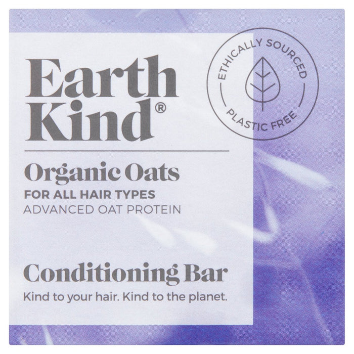 Barra de acondicionador de EarthKind, avena orgánica 50g