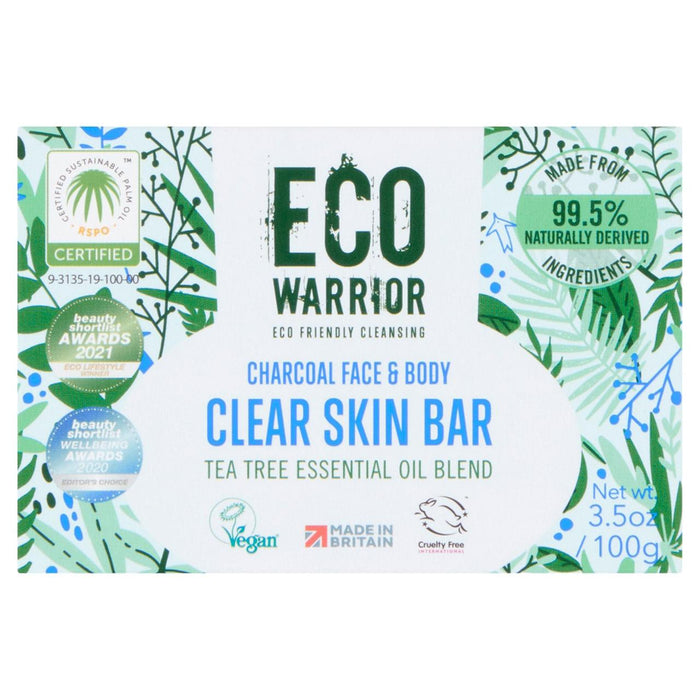 Eco Warrior Clear Skin Bar 100g