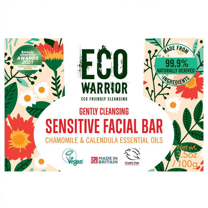 Eco Warrior Sensitive Facial Bar 100g