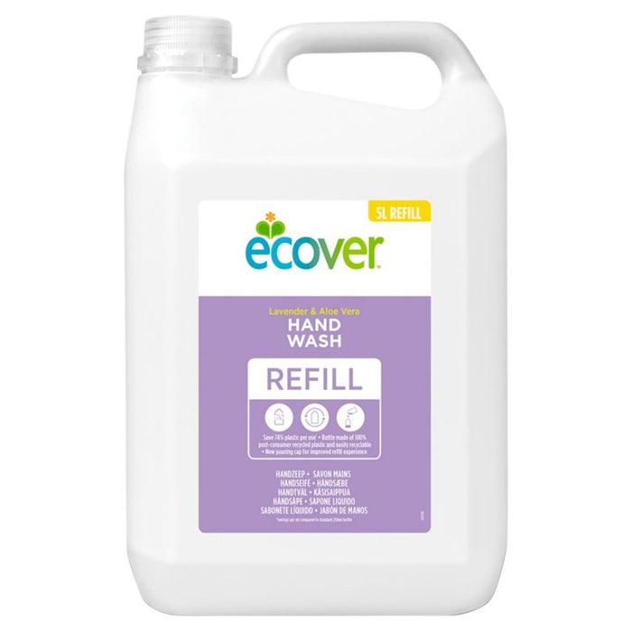 ECOVER LIQUID SOAP LAVENDER & ALOE VERA REFILL 5L