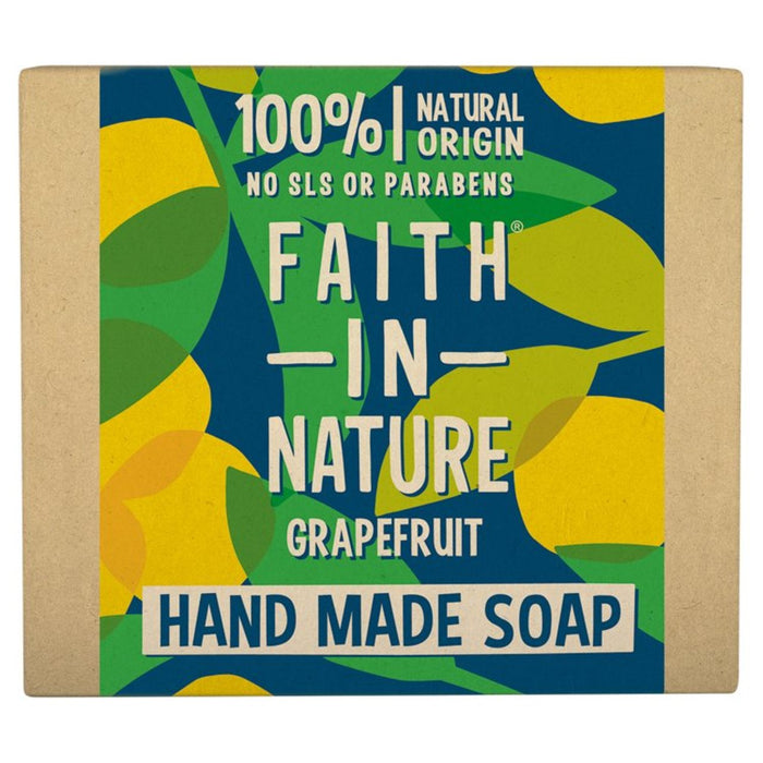 Faith in Nature Grapefruit Pure Hand Made Soap Bar 100g