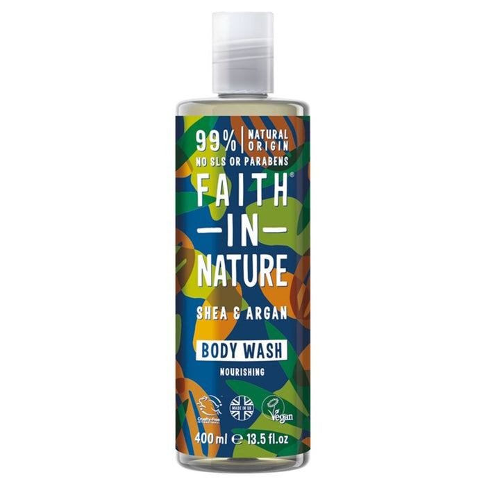 Faith in Nature Shea & Argan Body Wash 400ml