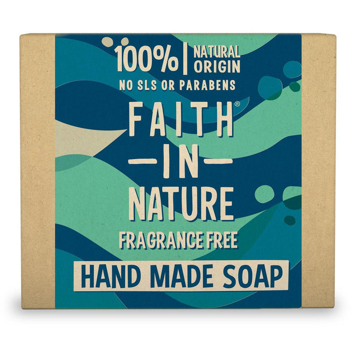 Faith in Nature Unfragranced Pure Hand Made Soap Bar 100g