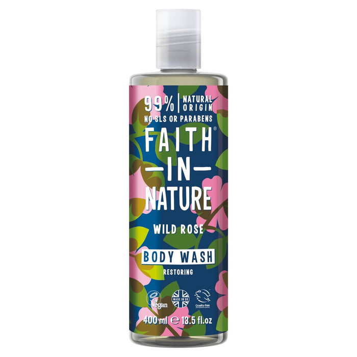 Faith in Nature Wild Rose Body Wash 400 ml