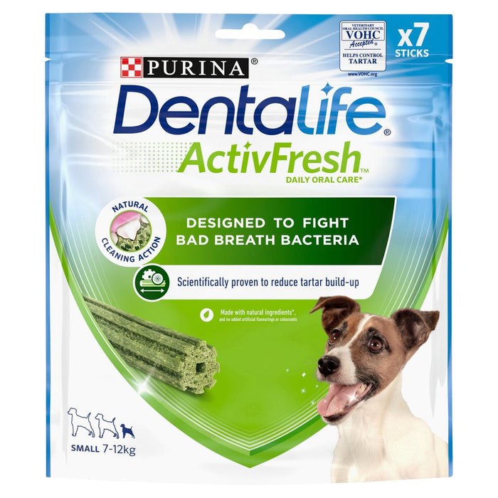 Dentalife Activfresh petit chien traite le bâton dentaire 7 bâtons