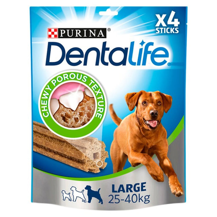 Dentalife grand chien dentaire mâcher 4 x 35g