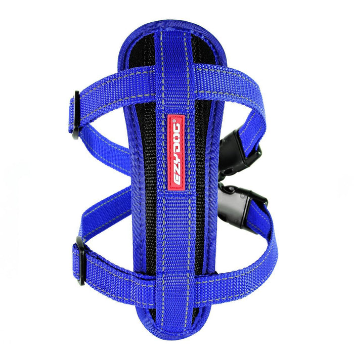 EzyDog Chest Plate Blue Dog Harness Medium