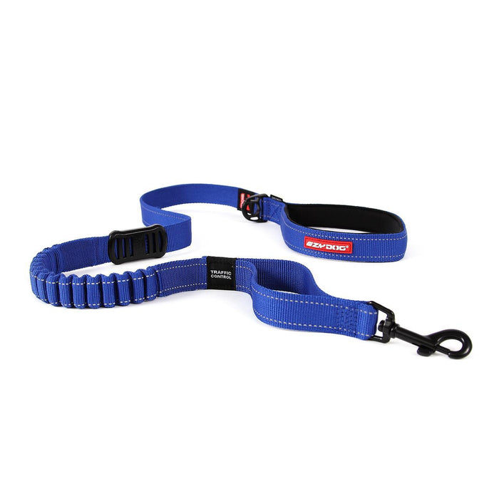 Ezydog Zero Shock Dog Lead Blau 48 "