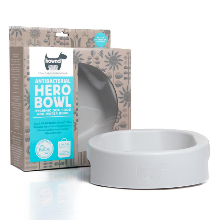 HOWND GERMING Hero Urban Grey Dog Bowl grande 23 cm