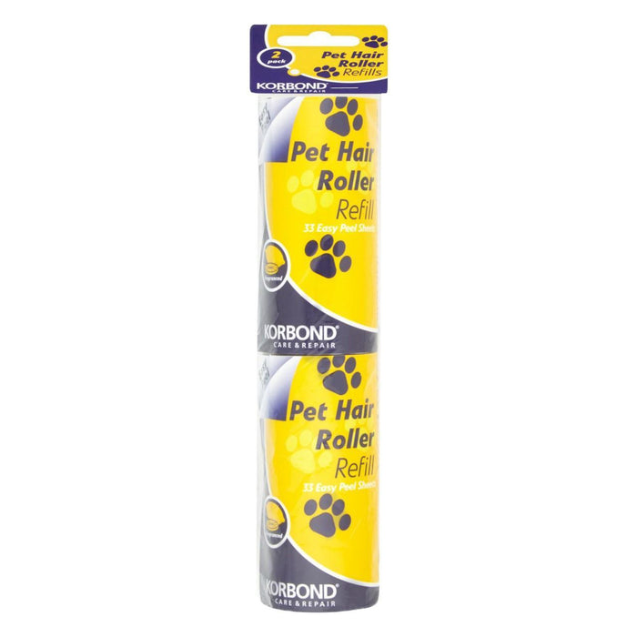 Korbond Pet Hair Roller Refills 2 per pack