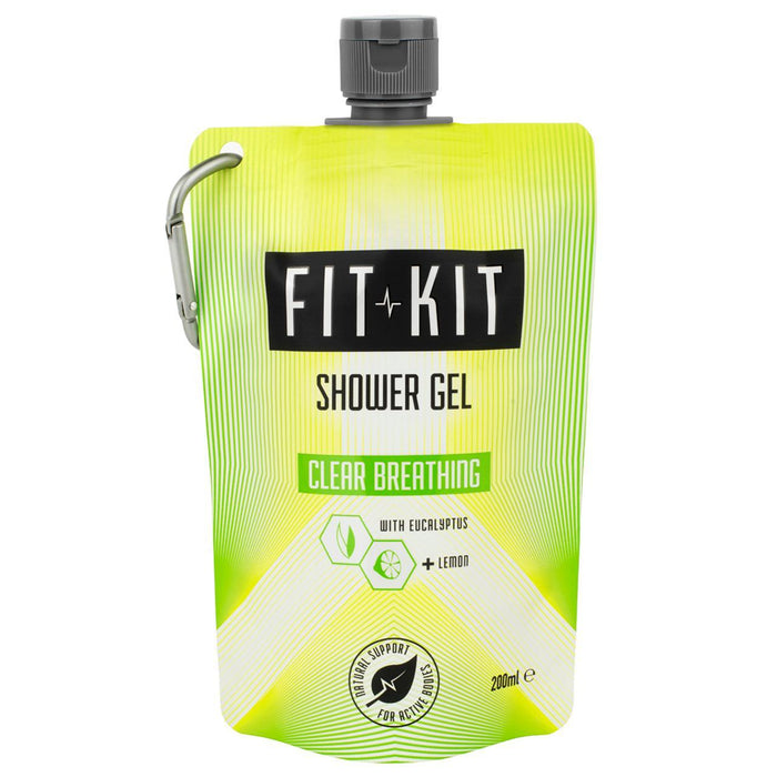 Fit Kit Clear Breathing Shower Gel 200ml