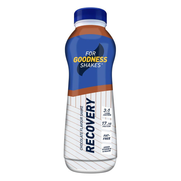 For Goodness Shakes Chocolate Recovery Protein Shake 475ml