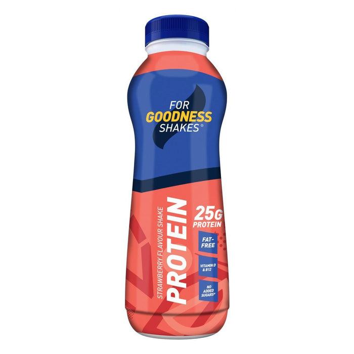 Pour la bonté secoue la protéine de fraise Shake 475 ml