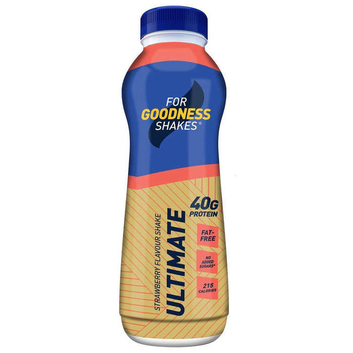 Pour la bonté secoue la fraise ultime protéine shake 475 ml