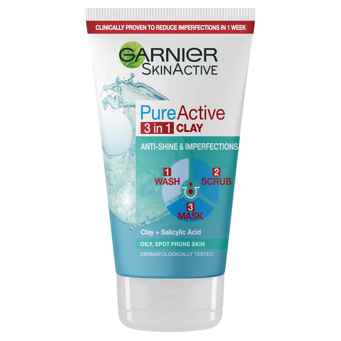 Garnier Pure Cleansing 3 en 1 tubo 150 ml