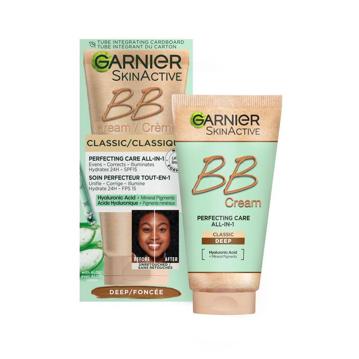 Garnier SkinActive BB Cream, Classic Deep, Tinted Moisturiser SPF 15 50ml