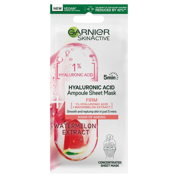 Garnier SkinActive Hyaluronic Acid Firming Ampoule Sheet Mask 15g