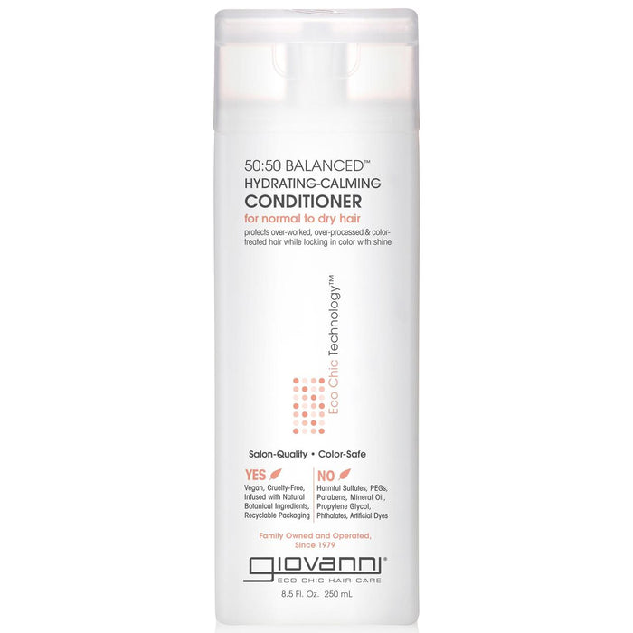 Giovanni Natural 50/50 ausgeglichene Feuchtigkeit und Beruhigung Conditioner 250 ml