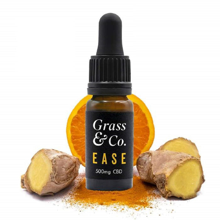 Grass & Co. Ease 500mg CBD زيت مستهلك 10 مل