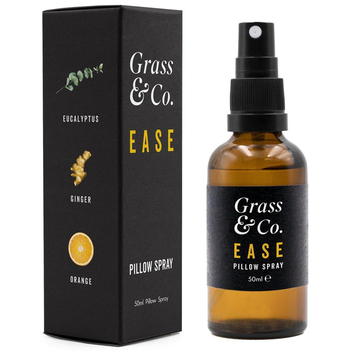 Grass & Co. Facilia de geranio, romero y spray de almohada de incienso 50 ml