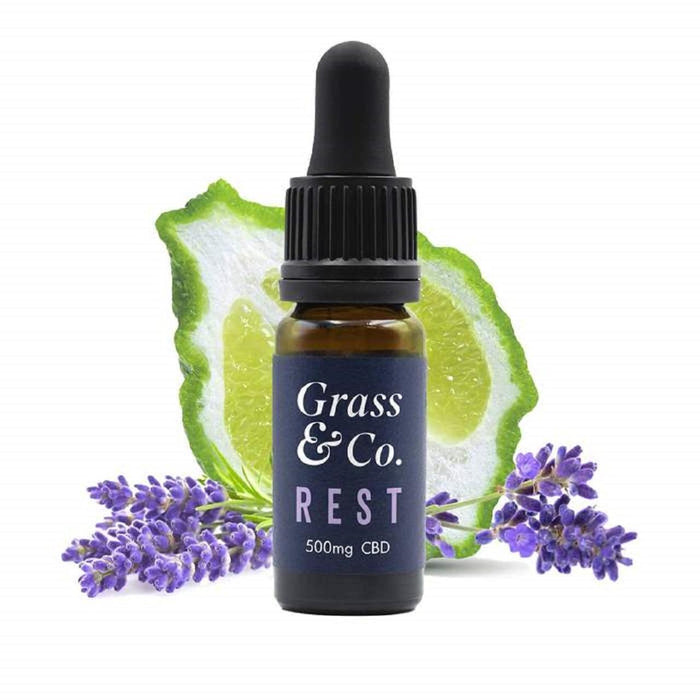 Grass & Co. REST CBD CBD Consumable Oil 500mg 10ml