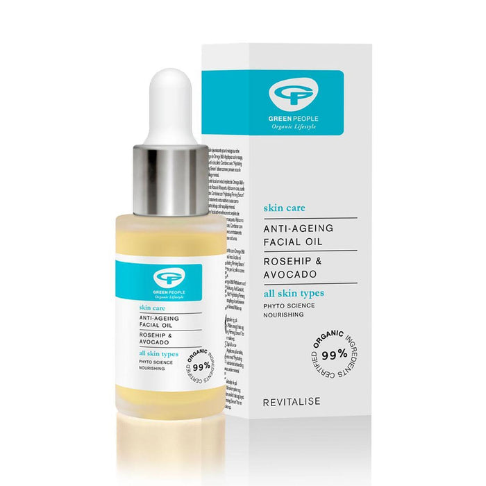 Green People Organic Facial Huile, anti-âge, végétalien 30ml