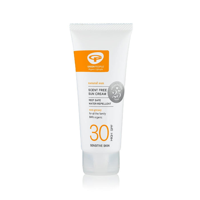 Grüne Menschen Sonnencreme SPF 30 Duft freie Reisegröße 100 ml