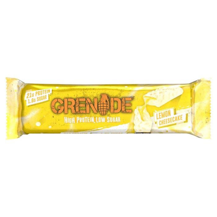 Barras de proteína de granada pastilla de queso de limón 60g