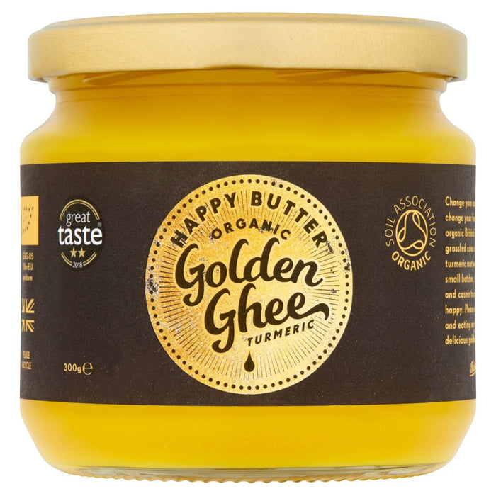 Happy Butter Organic Cultured CURMERIC GHEE 300G