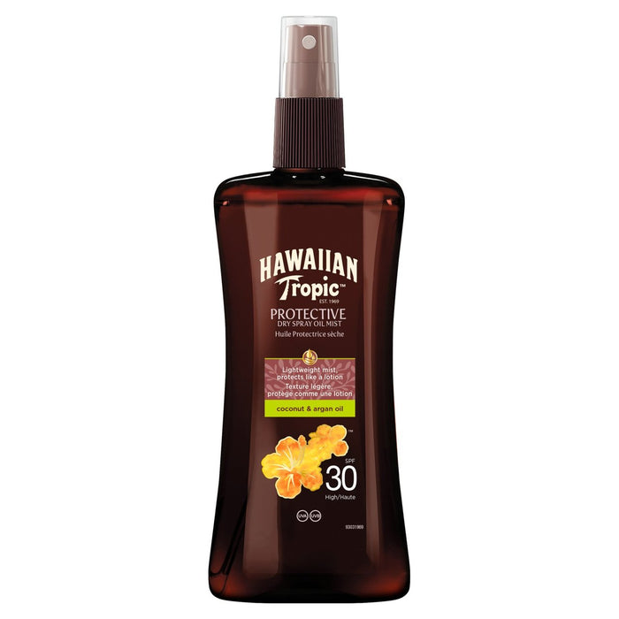 Hawaiian Tropic Protective Dry Oil Sun Spray SPF 30 200ml