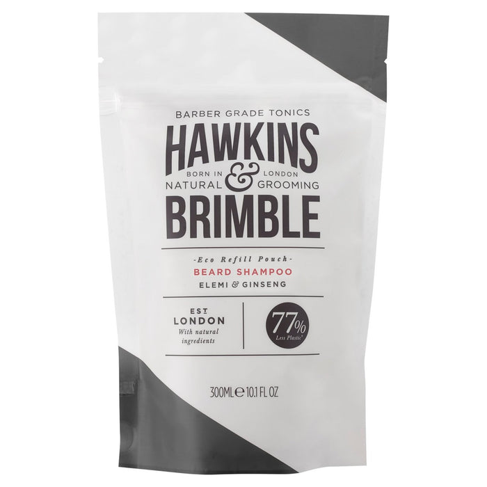 Hawkins & Brimble Beard Shampoo Pouch 300ml