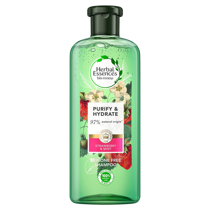 Esencias de hierbas champú de menta de fresa bio-renovación 400ml