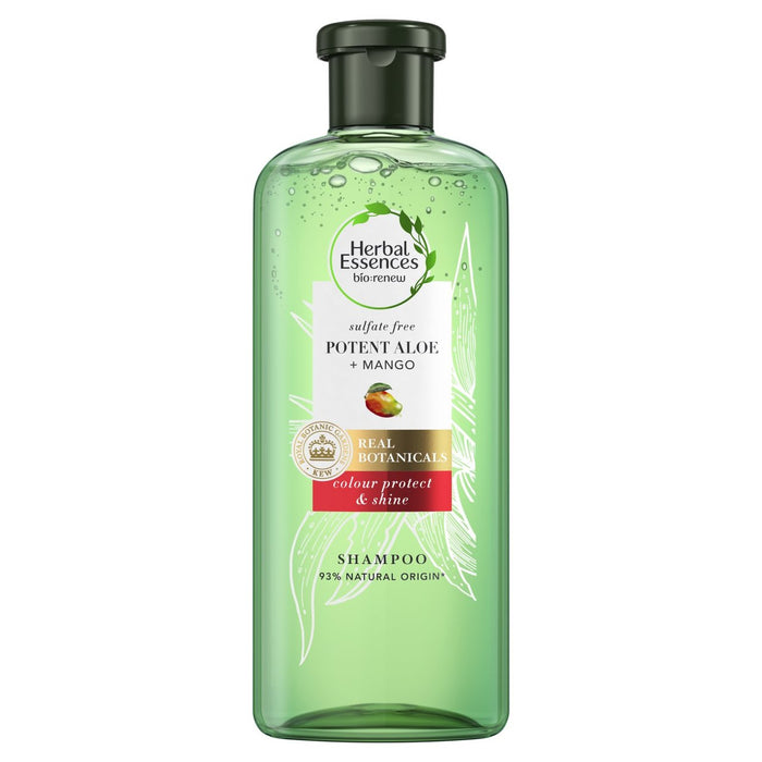 Kräuter -Essenzen Bio -Erneuerung Sulfat kostenlos Shampoo Aloe & Mango 380ml