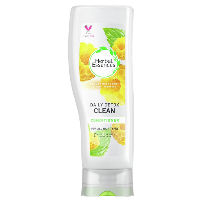 Essences à base de plantes Détox du conditionneur de cheveux Golden Raspberry & Mint 400 ml