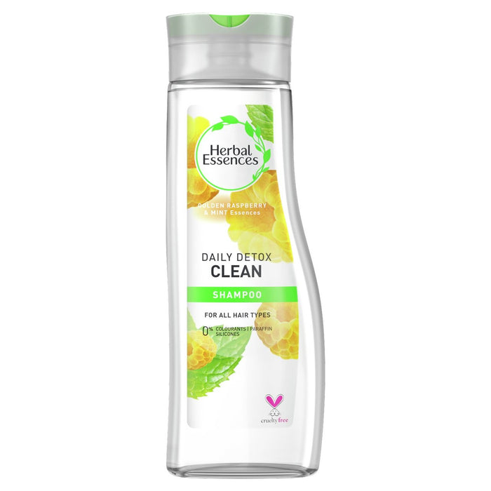 Herbal Essence Detox Detox Golden Raspberry & Mint Shampooing 400ml