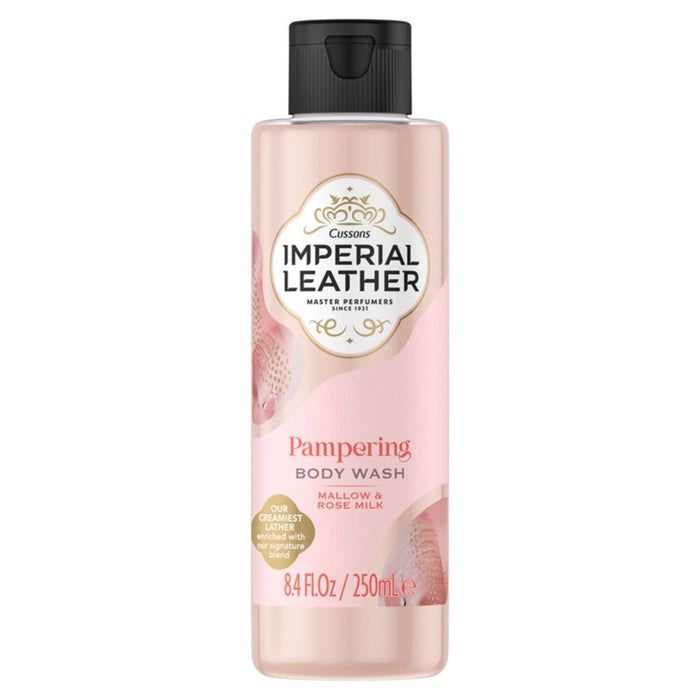 Corgège en cuir impérial Mallow de lavage et lait rose 250 ml