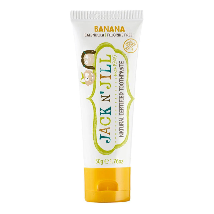 Jack N' Jill Organic Banana Toothpaste with Natural Flavouring 50ml