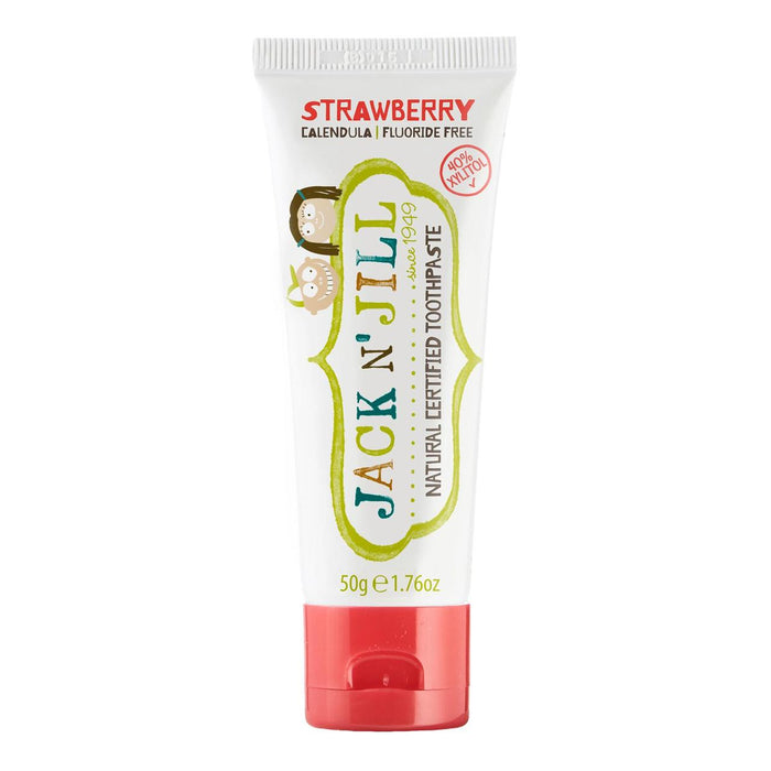 Dentifrice Jack N 'Jill Organic Strawberry avec une arôme naturel 50 ml