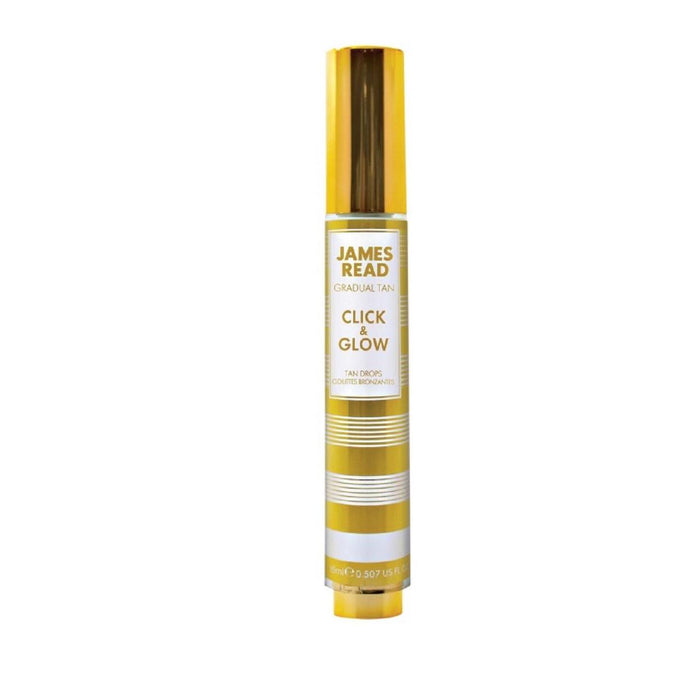 James Read Click & Glow Gradual Tan Grops for Face, Light to Medium Tone 15ml