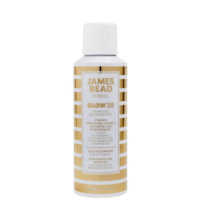 James Leer Glow20 Instant Tan Mousse para el cuerpo, tono ligero a medio 200 ml