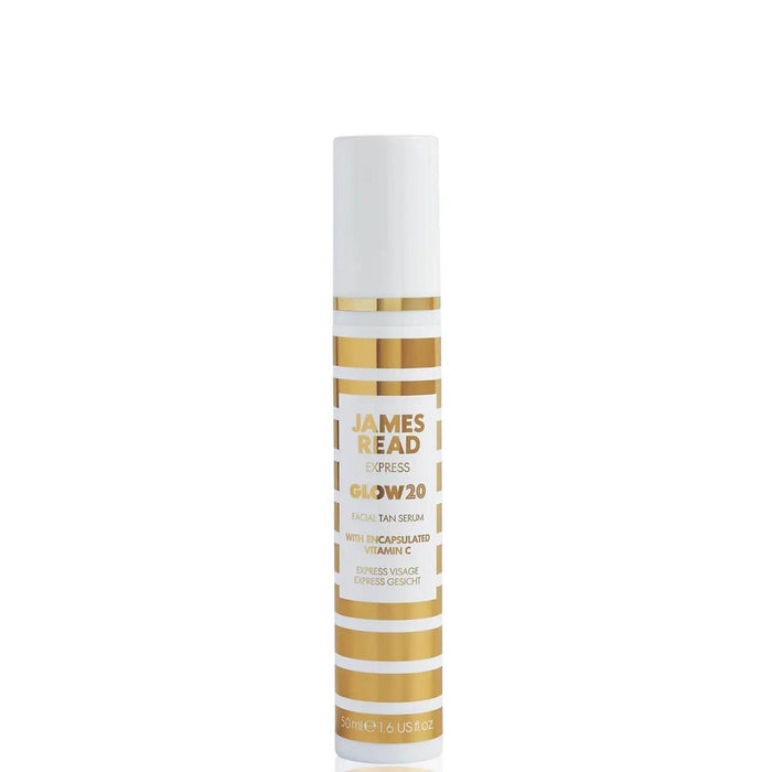 James Read Glow20 Instant Tan Serum für das Gesicht, hell bis mittlerer Ton 50 ml