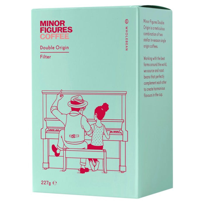 Minor Figures Double Origin Filter Whole Bean Coffee 227g