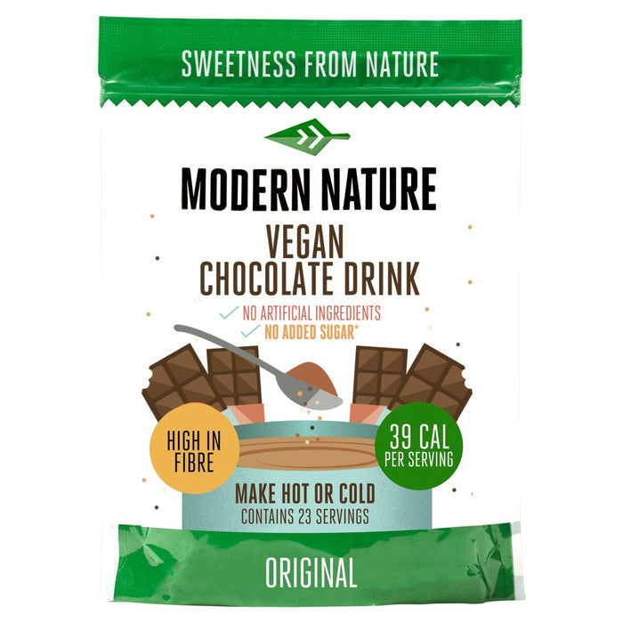 Naturaleza moderna Vegan Hot Chocolate sin azúcar agregado 230G