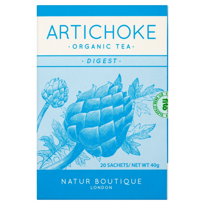 Natur Boutique Organic Artichoke TEA SAGS 20 par paquet