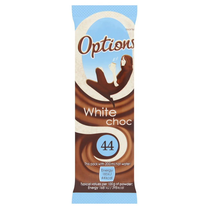 Options Sachet de chocolat chaud blanc 11g